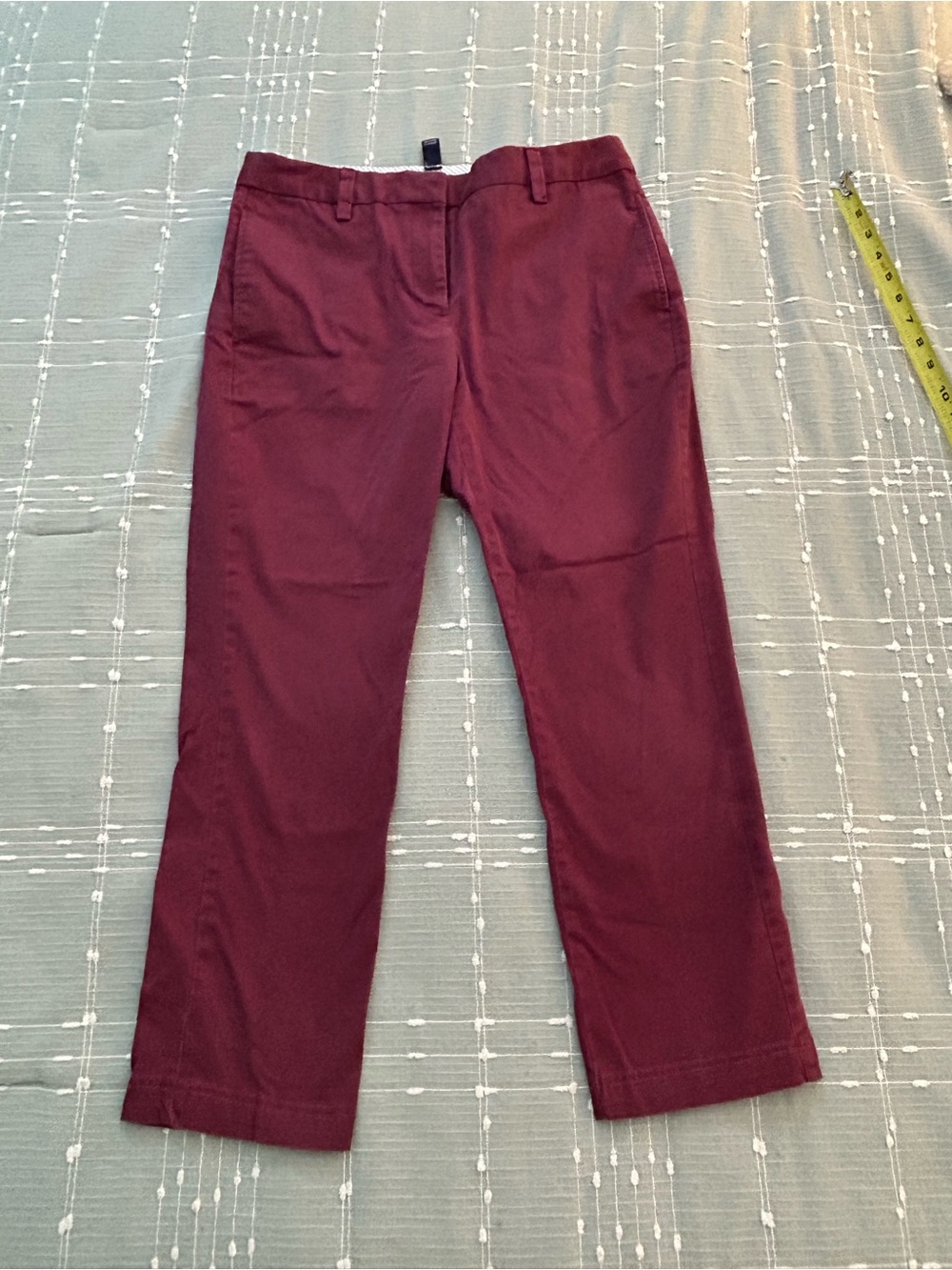 Lands' End Wine Straight-Leg Pants